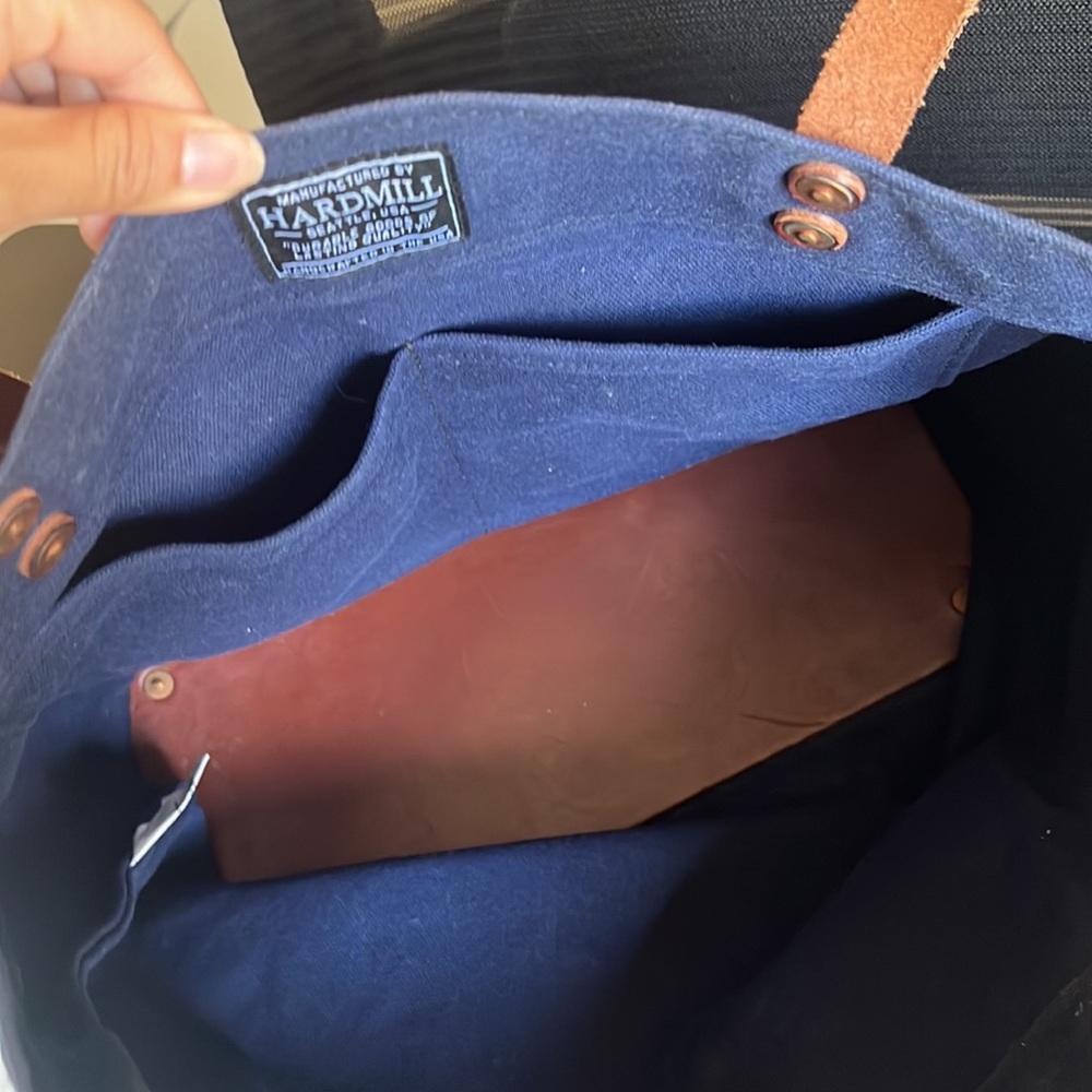 Hardmill Authentic Canvas Market Tote Bag - Picture 5 of 7